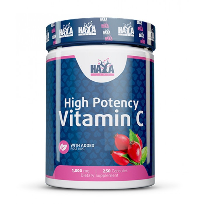 Haya Labs - High Potency Vitamin C with Rose Hips 1000mg / 250 tab